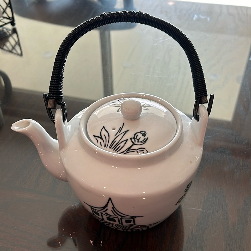 Japanese glass tea pot